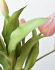 11.75" Faux Real Touch Light Pink Tulip Stem Bundle