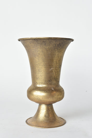 9.5"H Antique Brass Finished Container