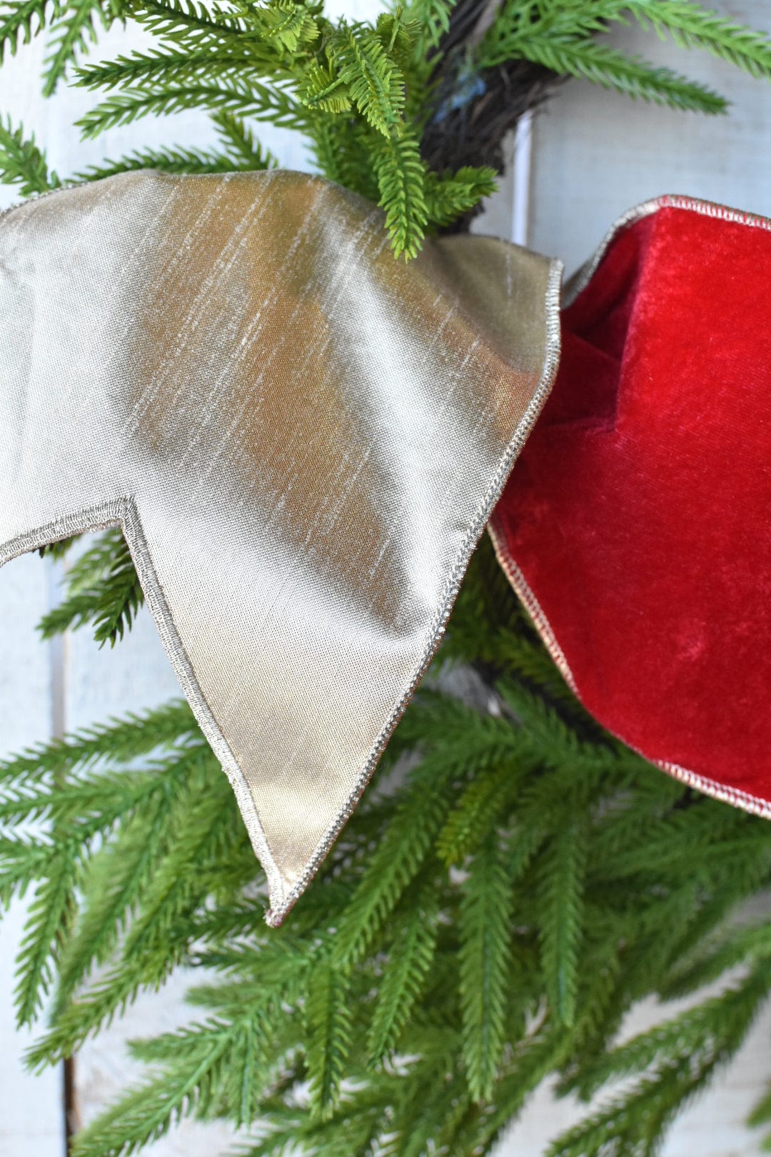 6"x44" Deep Red Velvet Sash