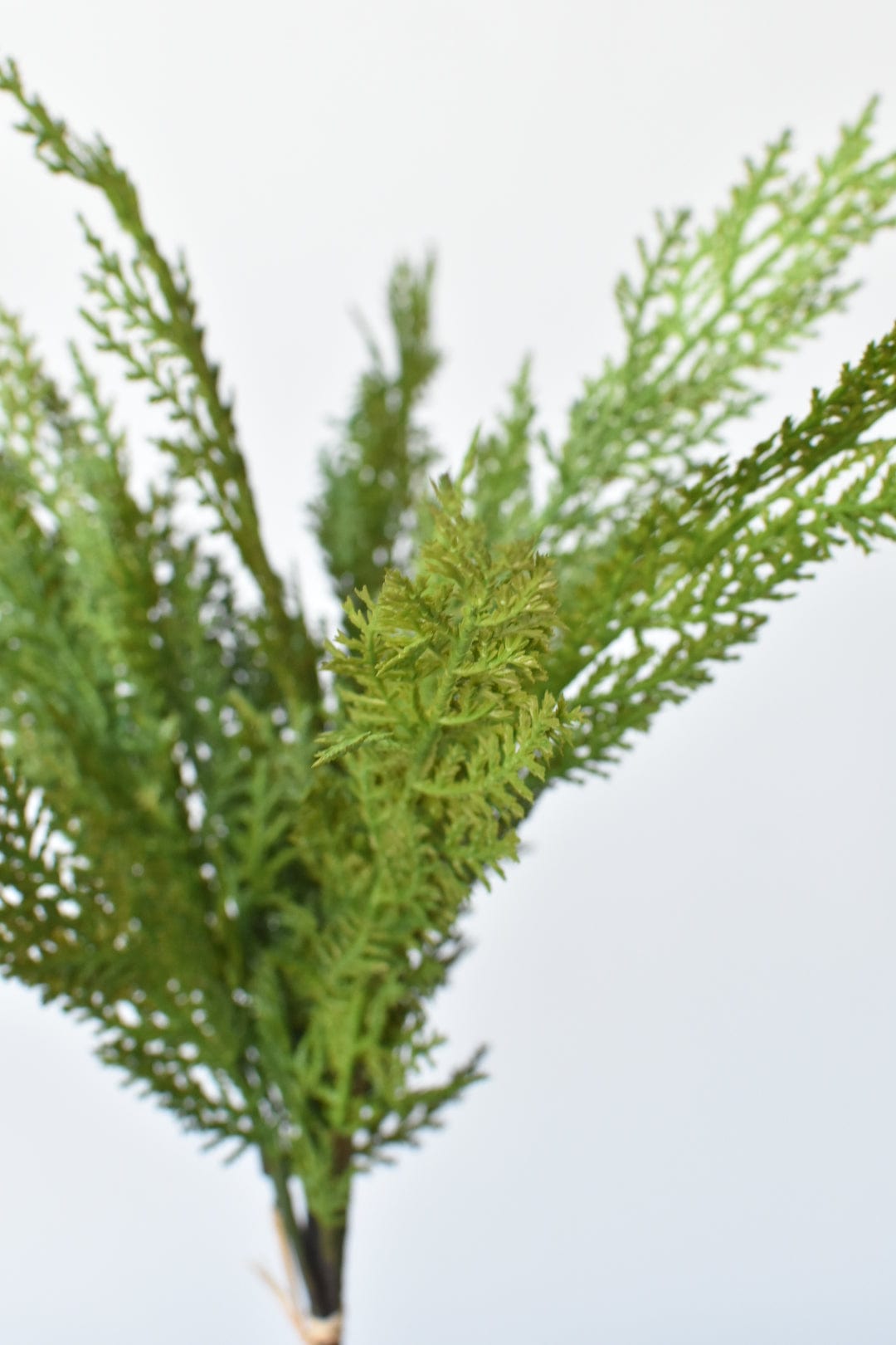 17" Realistic Faux Cedar Stem Bundle - 4 Stems - Real Touch