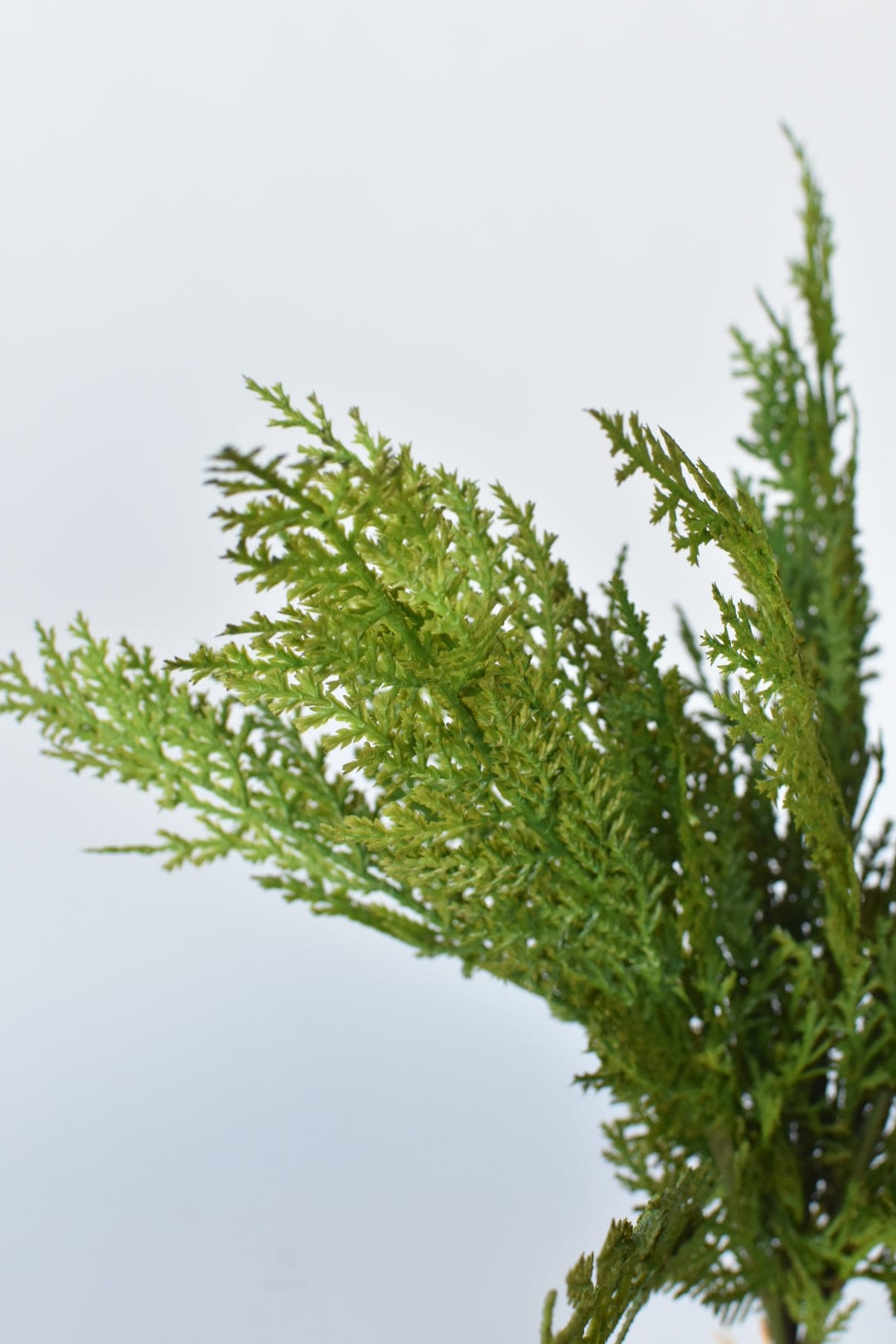 17" Realistic Faux Cedar Stem Bundle - 4 Stems - Real Touch