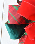 Red and Green Plaid Bow