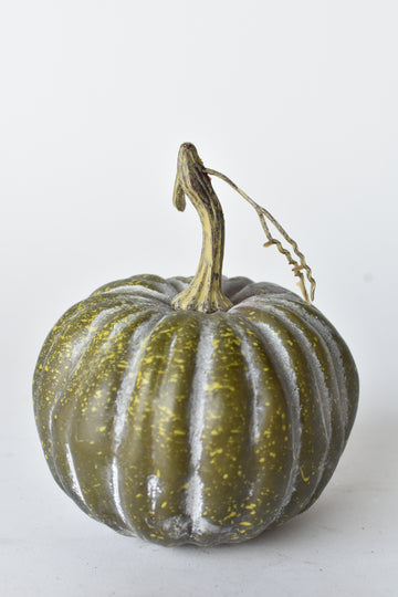 6" Faux Green Pumpkin