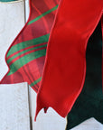 Red and Green Plaid Bow
