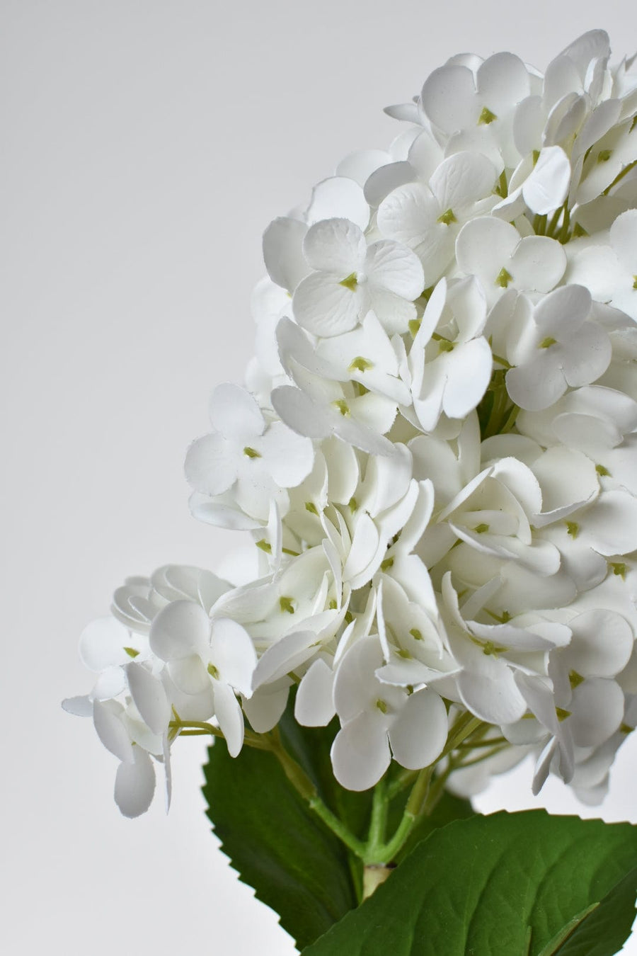 29" Faux Real Touch White Cone Hydrangea