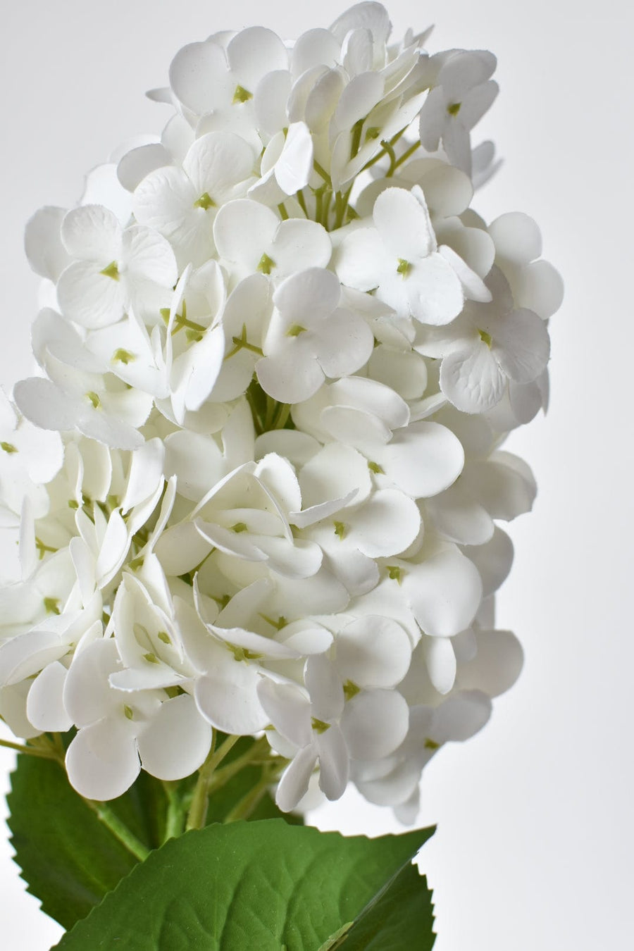 29" Faux Real Touch White Cone Hydrangea