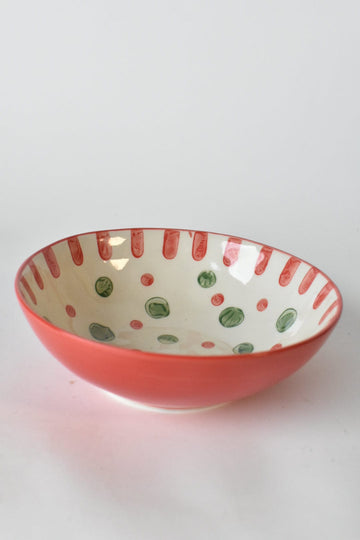 Festive Stoneware Bowl