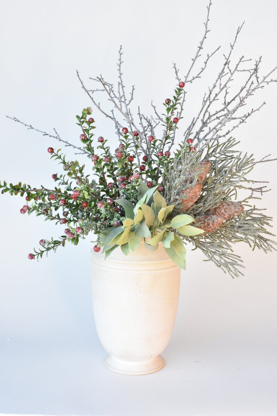 Snowed Berry + Pinecone + Stem - Curated Bundle