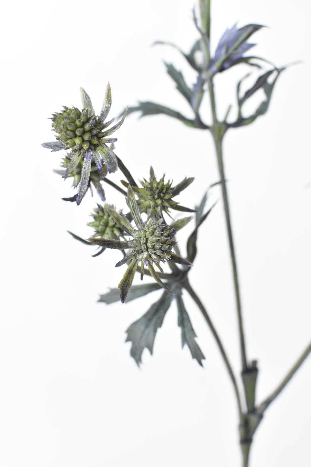 25" Faux Thistle Stem Blue/Green