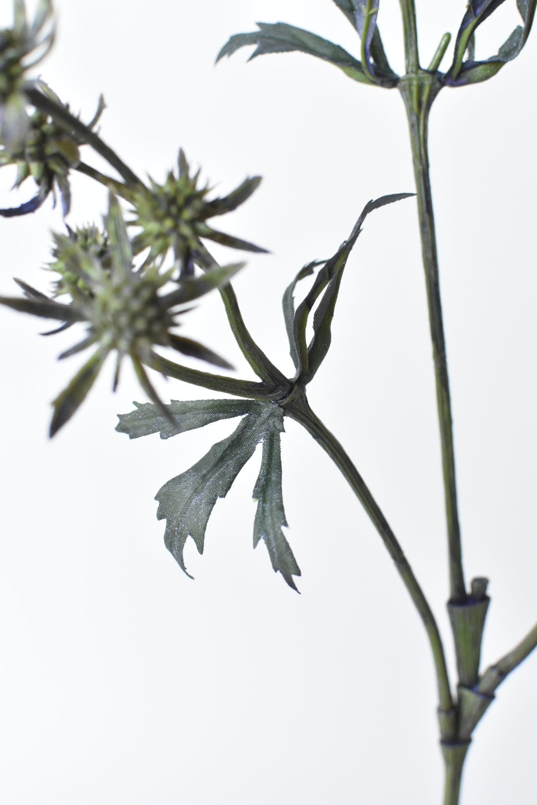 25" Faux Thistle Stem Blue/Green