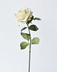 21.5" Faux Dirty Cream Rose Bud Stem
