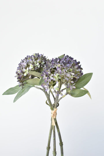 11" Faux Allium Bundle: Purple/Green