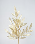 23" Faux Gold Capiz Bay Leaf Stem