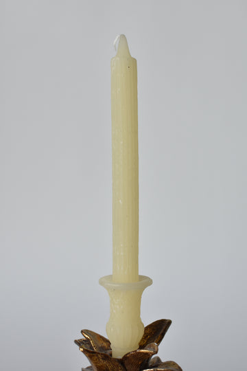 10" Ivory Taper Candles Set/2