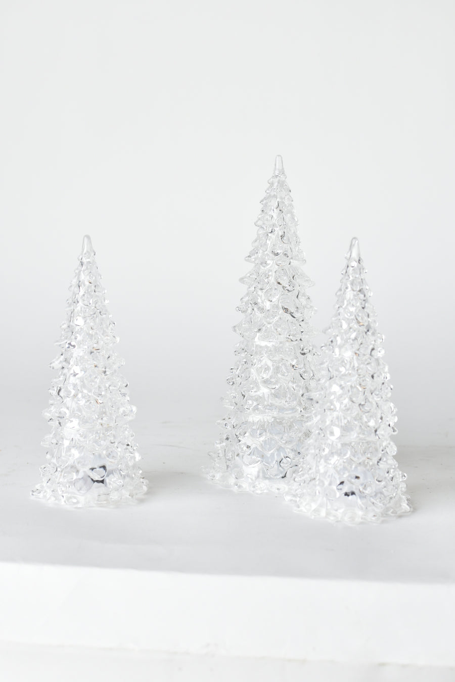 Set of Acrylic Light Up Trees