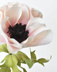 17" Faux Anemone Cream and Pink