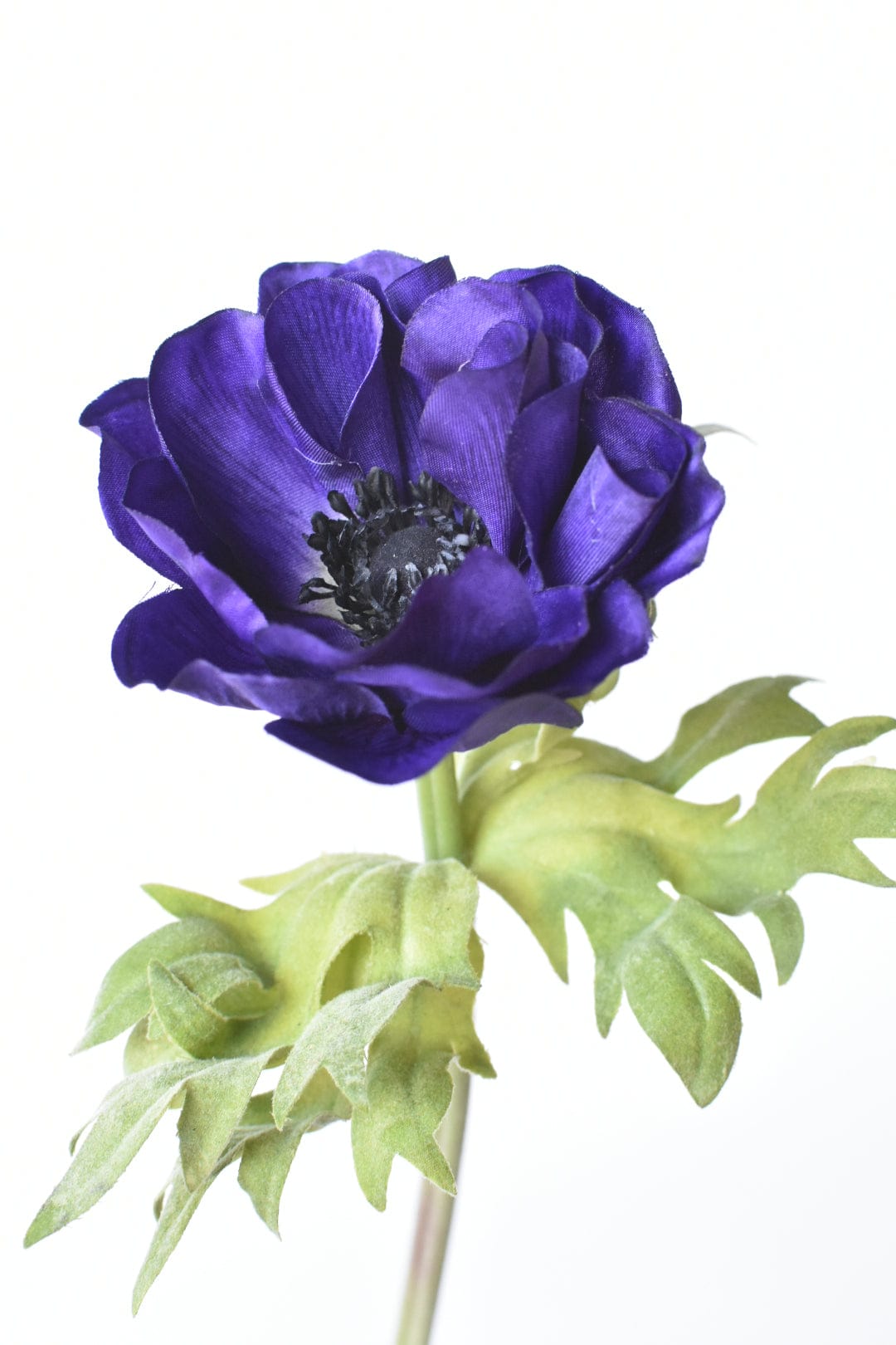 17" Faux Anemone Purple