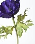 17" Faux Anemone Purple