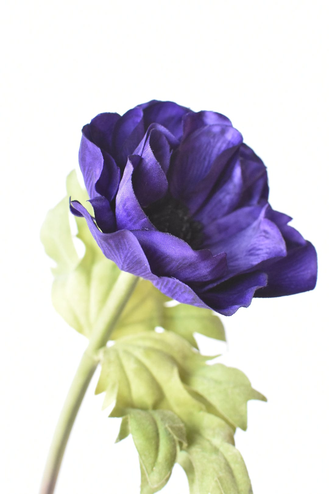 17" Faux Anemone Purple