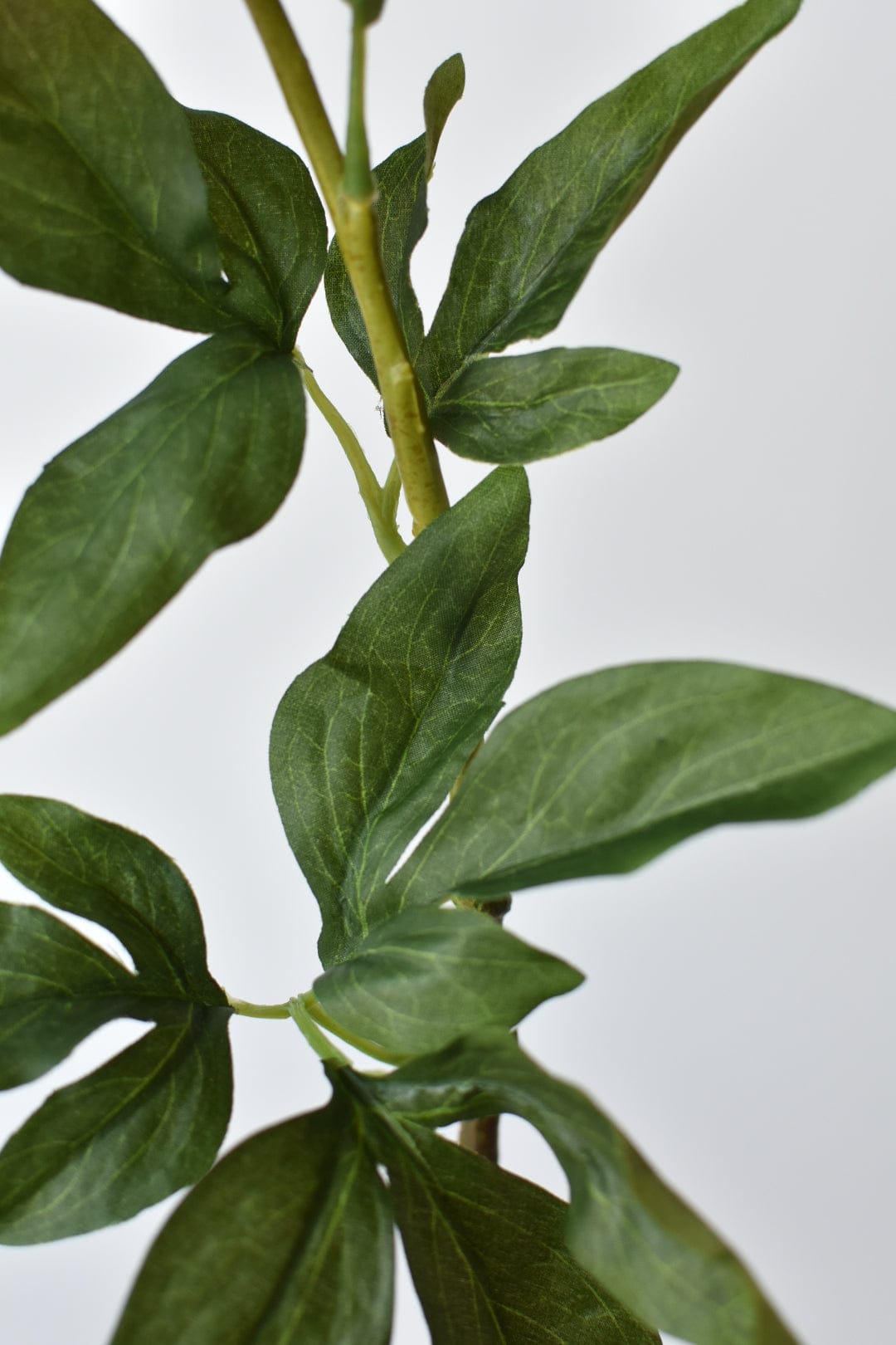 22" Faux Magenta Peony Stem