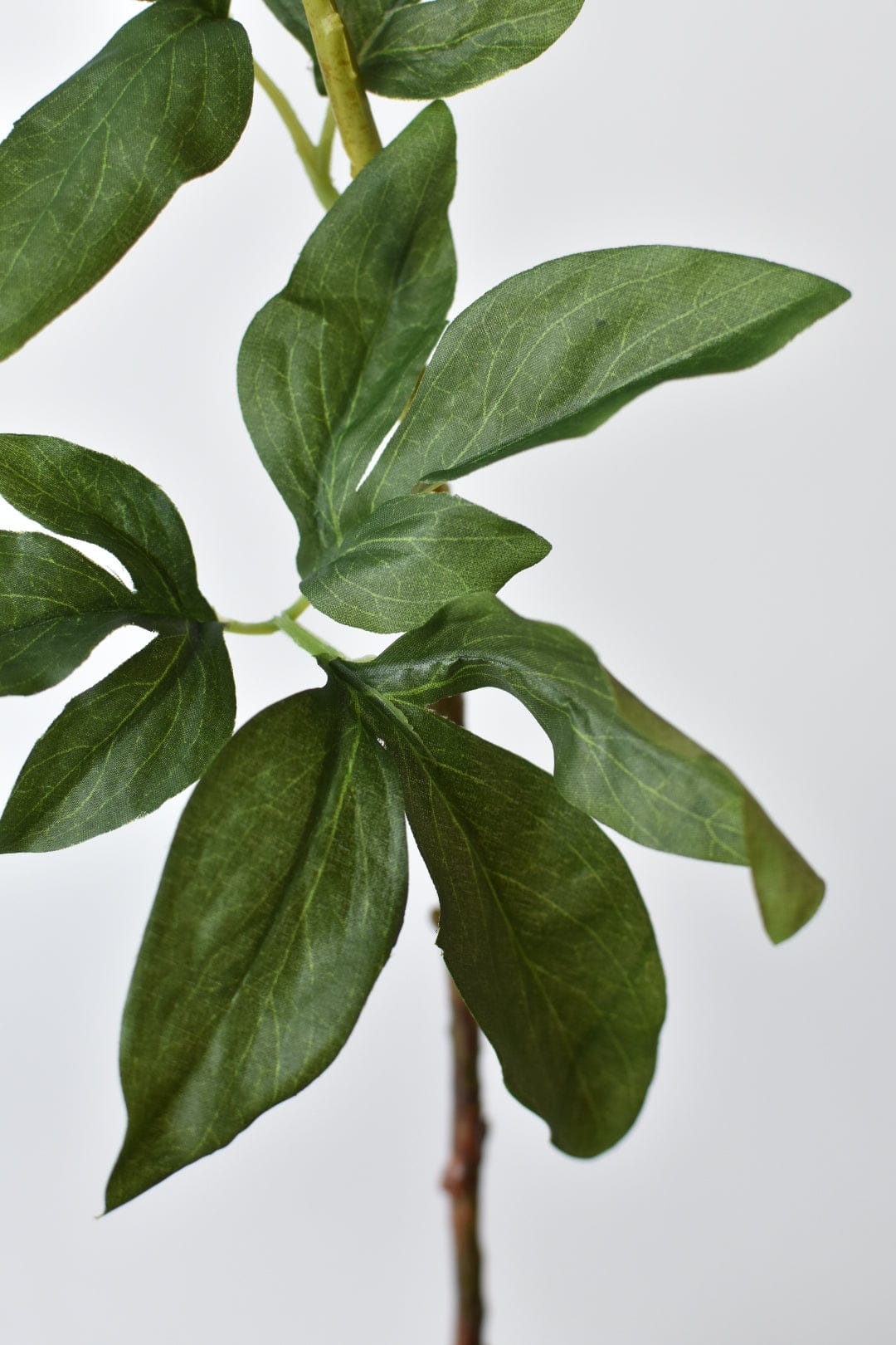22" Faux Magenta Peony Stem