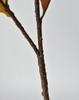 Fall oak leaf branch styled on a console