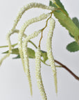 36" Faux White Amaranthus Stem
