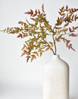 40" Faux Nandina Fall Foliage - Green/Burgundy