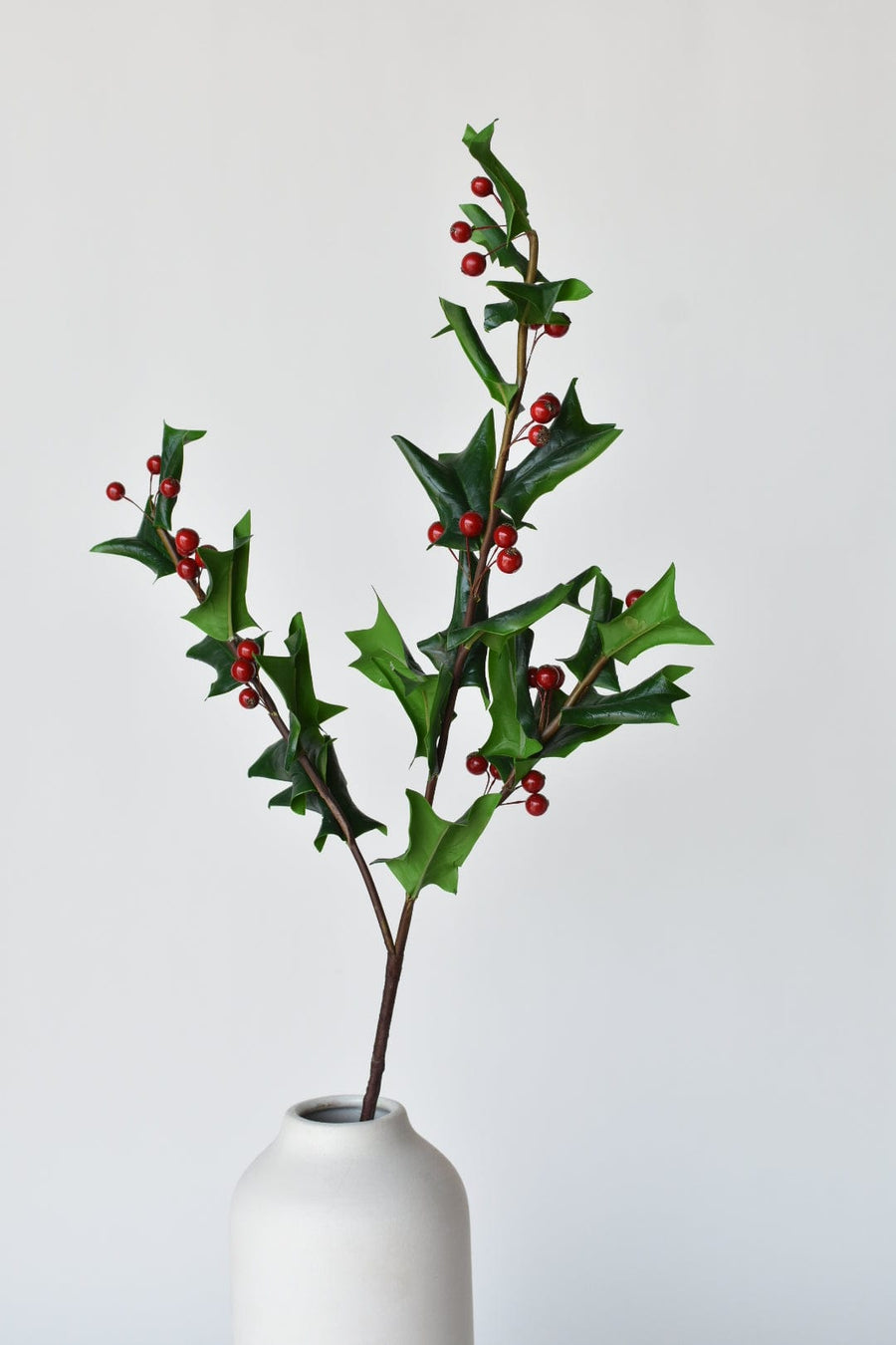 30" Faux Real Touch Holly Branch