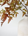 40" Faux Nandina Fall Foliage - Green/Burgundy