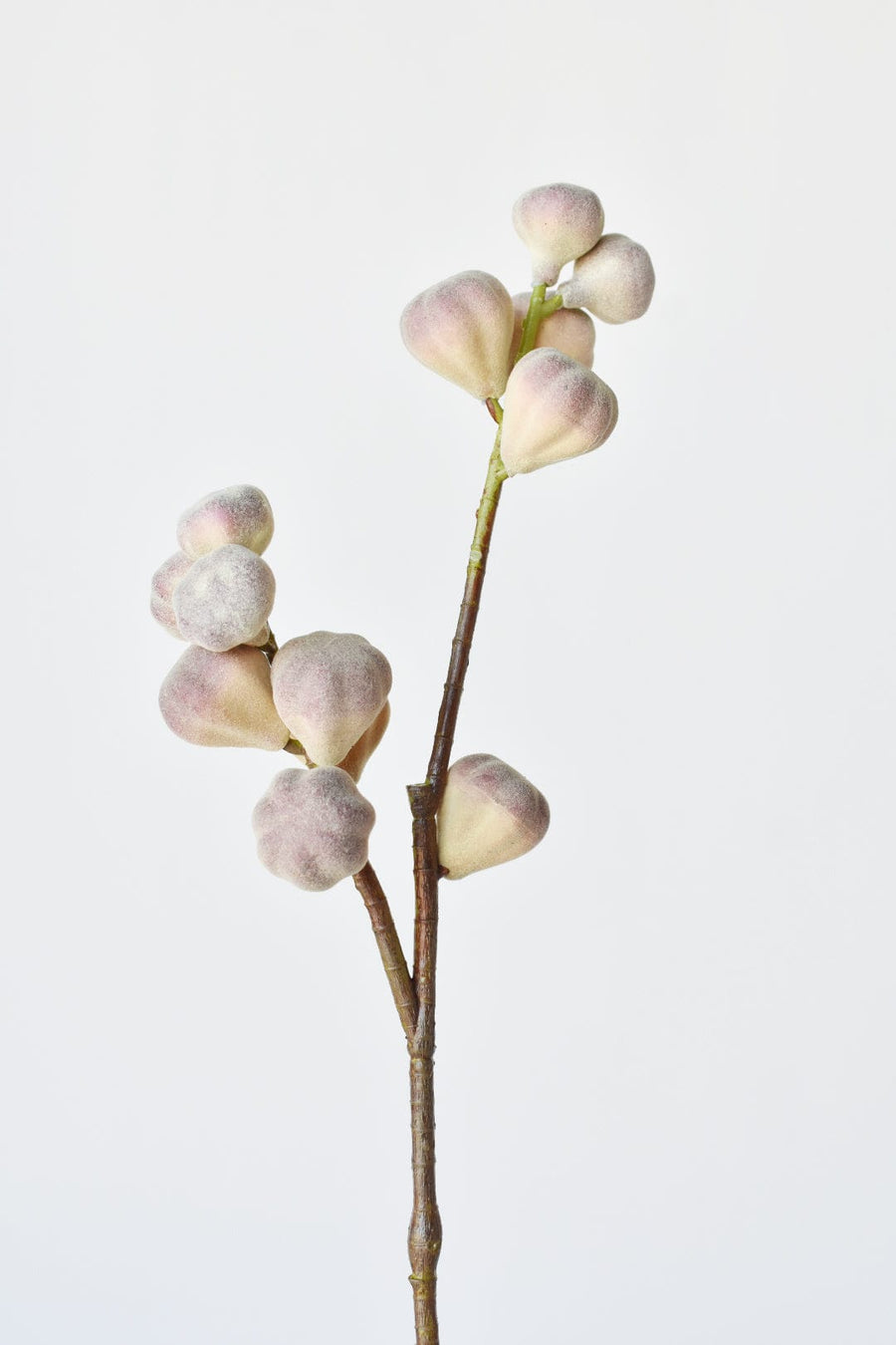 27" Faux Fig Fruit Branch