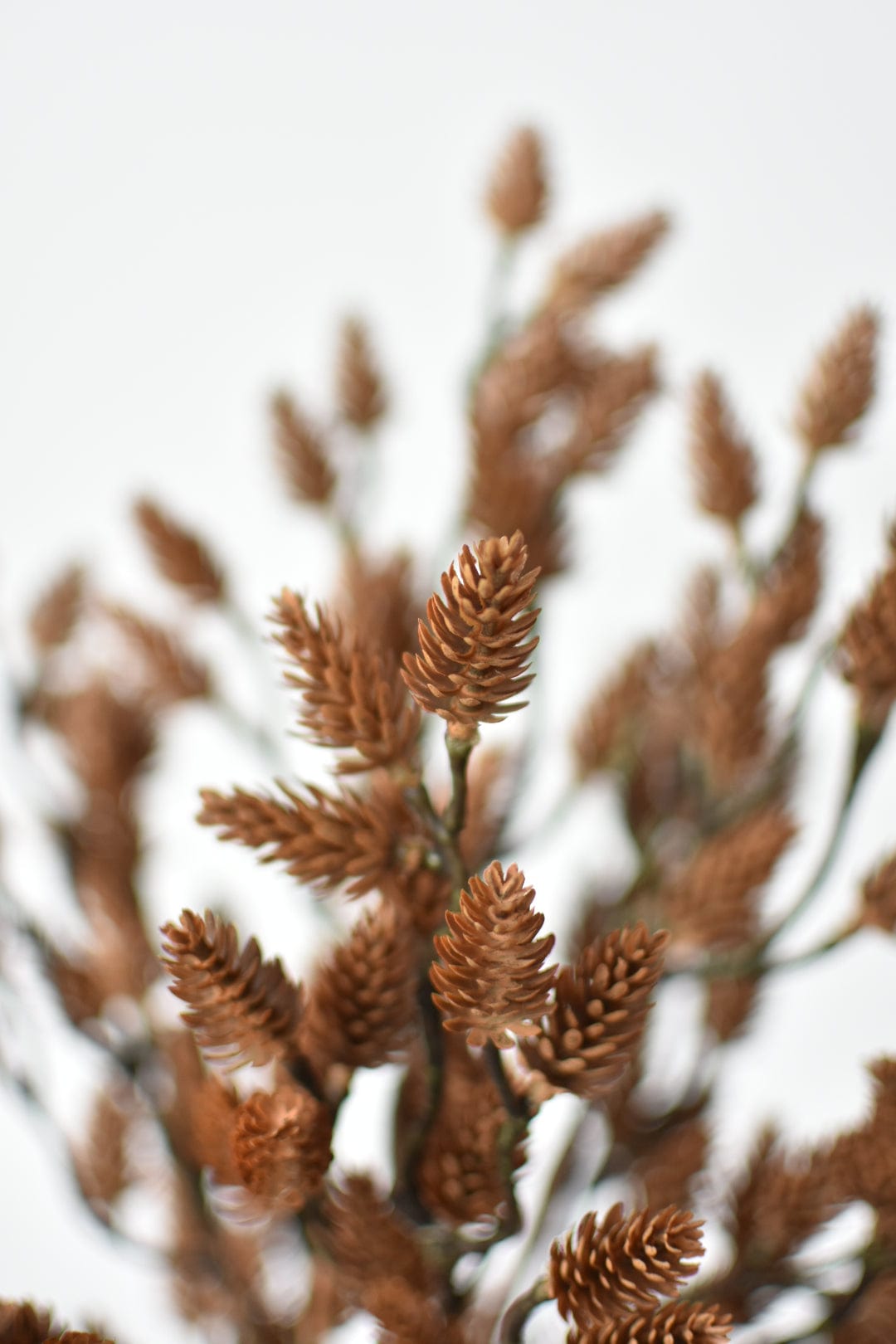 19" Faux Plastic Pinecone Bush