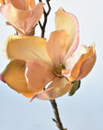 19" Faux Magnolia Stem Light Orange/Pink
