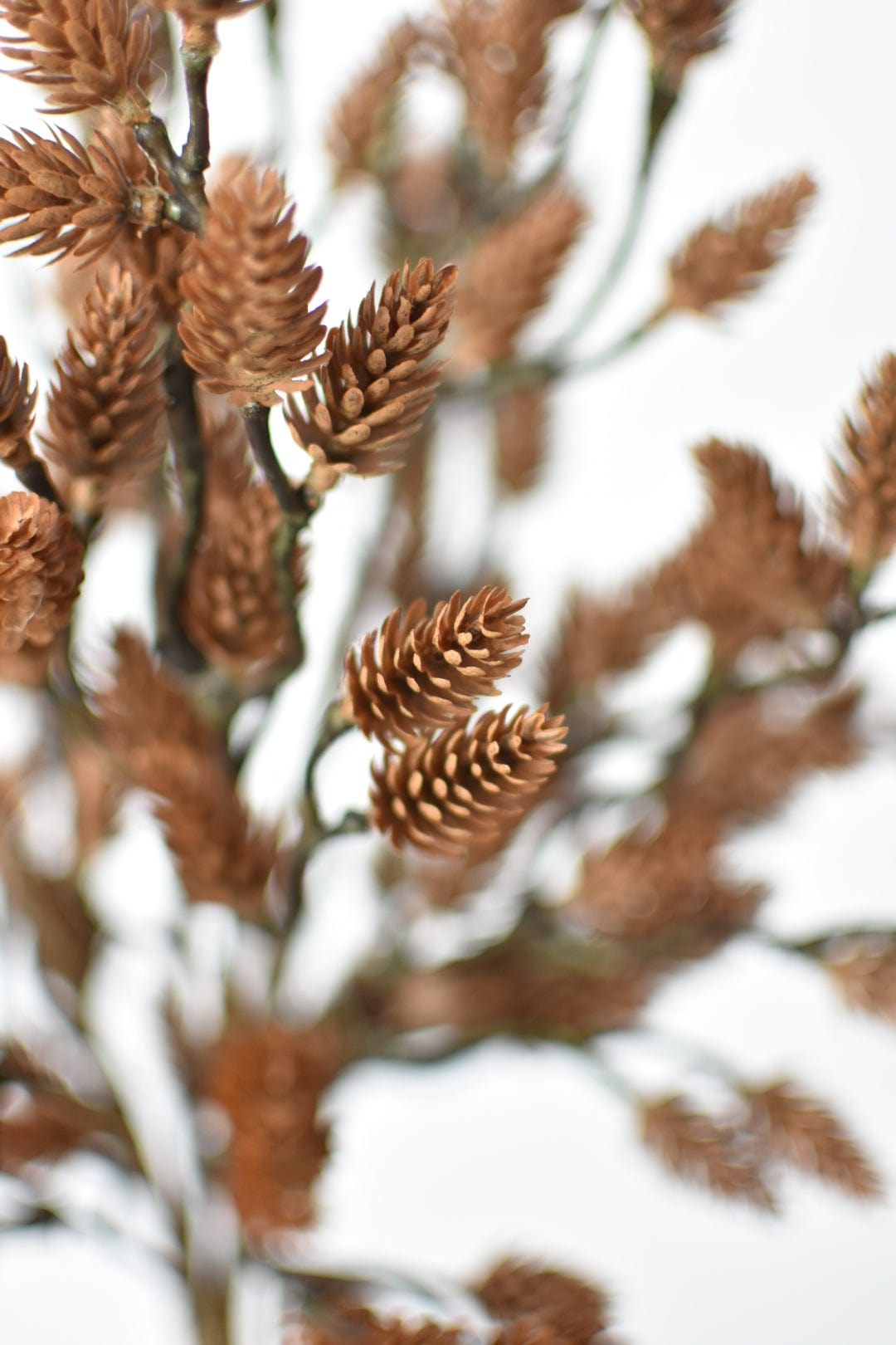 19" Faux Plastic Pinecone Bush