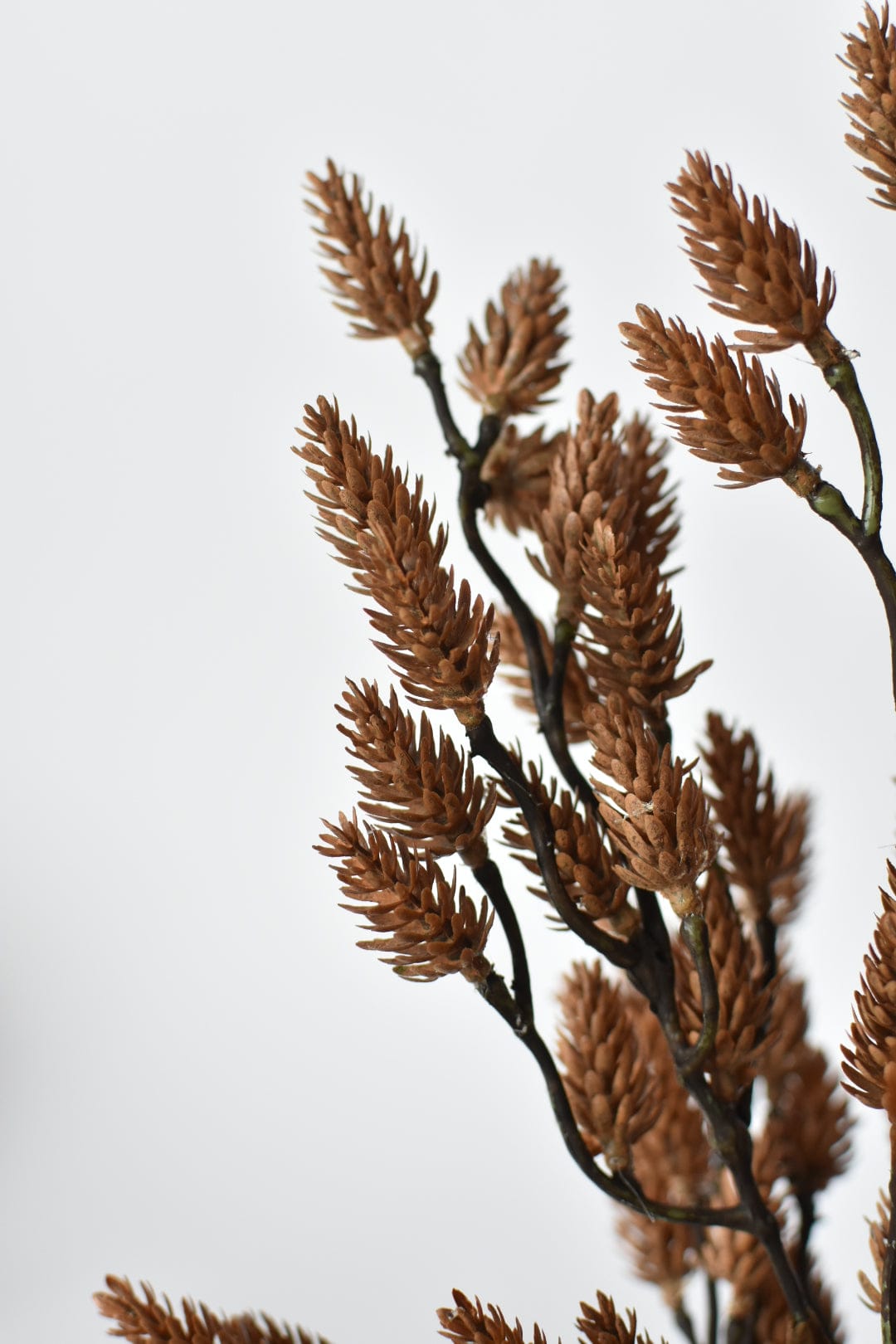 19" Faux Plastic Pinecone Bush