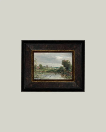 Ducklings on a Lake Framed Print 9X7