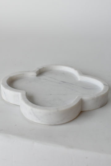 Marble Quatrefoil Tray