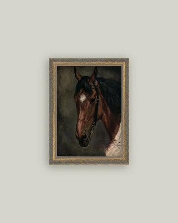 8.25"x10.25" Framed Horse Print