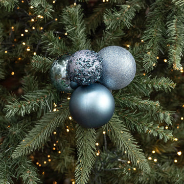 Light Blue Plastic Ornament Cluster