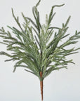 20" Faux Whitewash Green Norfolk Pine Spray Bush