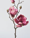 19" Faux Magnolia Stem Dark Mauve