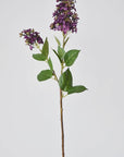 28.5" Faux Dark Purple English Lilac Stem