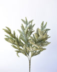 18" Faux Iced Sugar Pine Bush