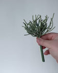 8" Faux Soft Touch Green/Gray Pencil Cactus Pick