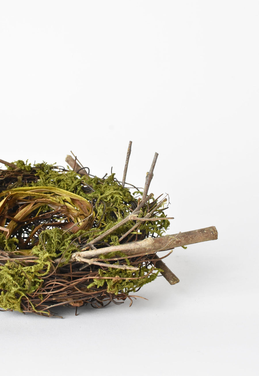 7.5" Faux Bird's Nest (Eggless)