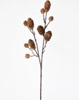 28" Faux Pinecone Branch Stem