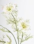 29" Faux White Nigella Stem
