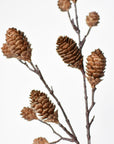 28" Faux Pinecone Branch Stem