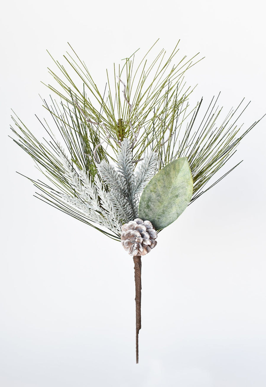 23" Blue Spruce Pine w/ Cone Stem