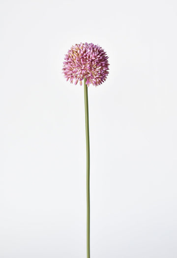 17.5" Faux Lavender Allium Stem